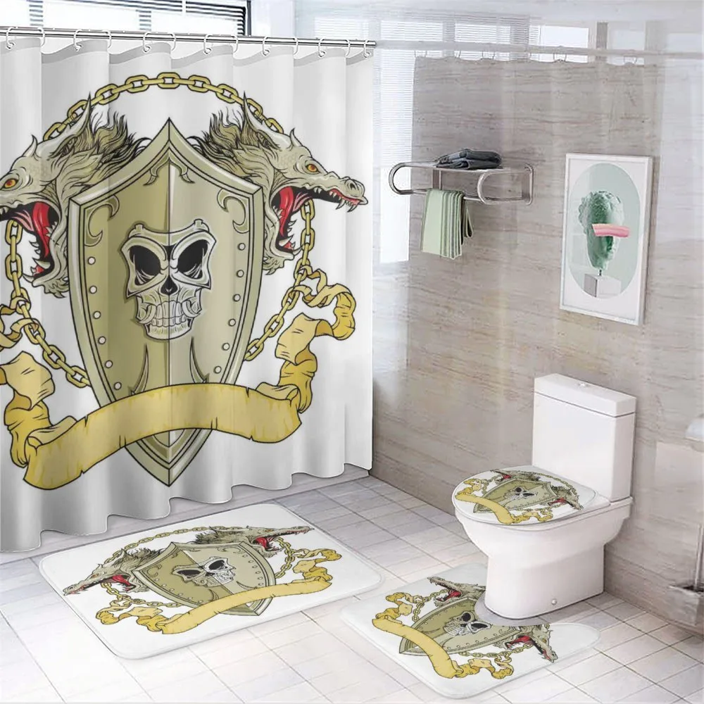 Shield Dragon Medieval — 4-Piece Bathroom Set preview