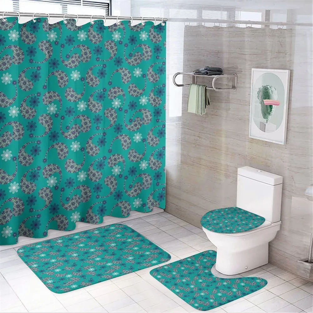 Style Flowers — 4-Piece Bathroom Set preview