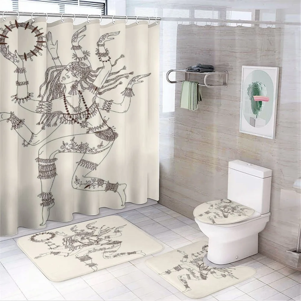 Dancing Eastern Ethnic — 4-Piece Bathroom Set preview