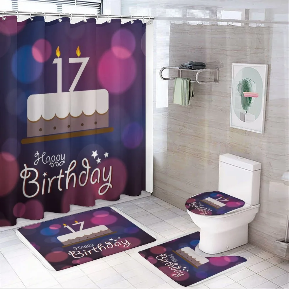 17 Party Cake — 4-Piece Bathroom Set preview
