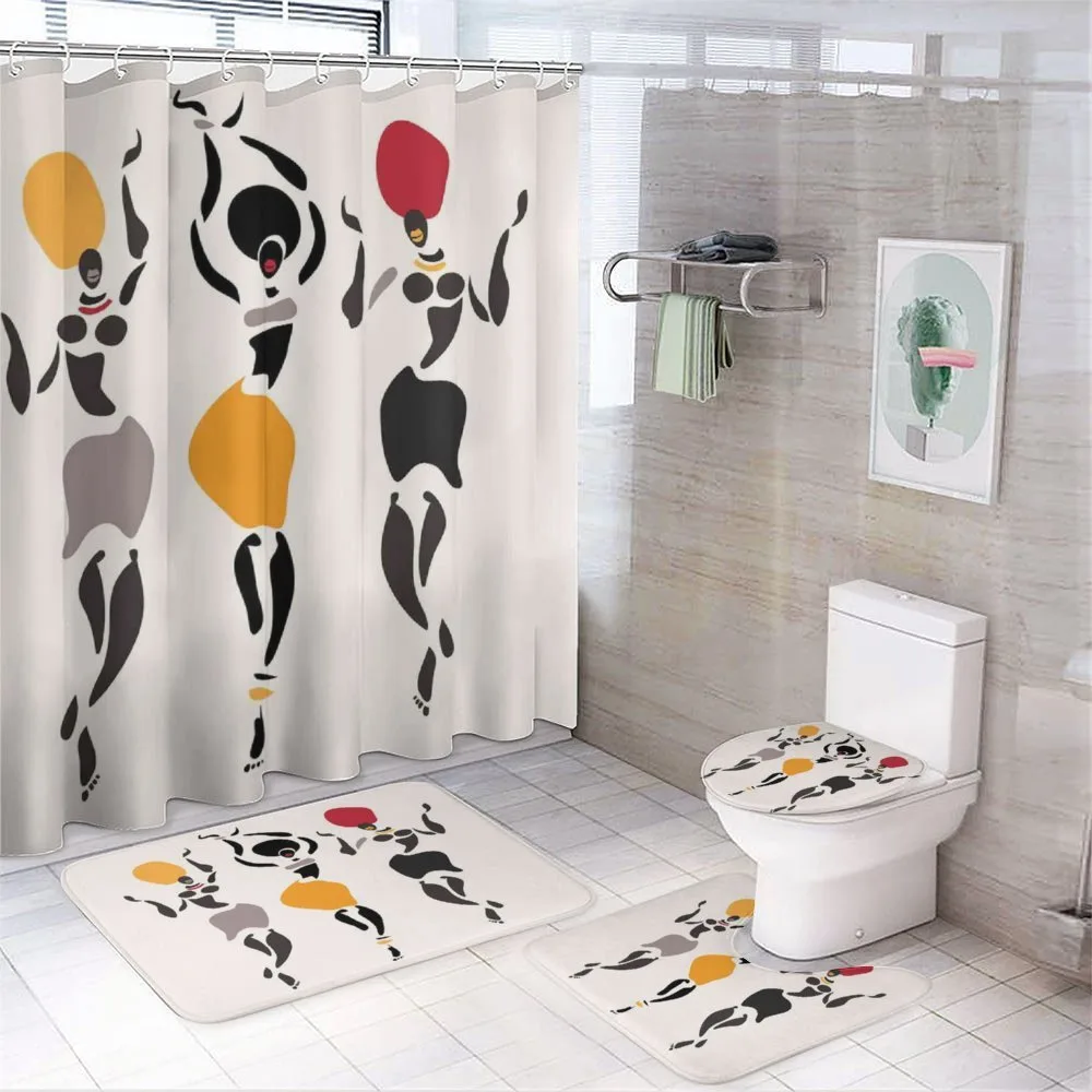 Bohemian Ethnic — 4-Piece Bathroom Set preview