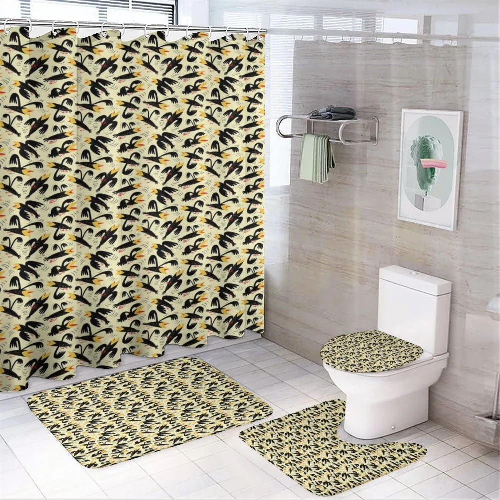 Funny Childish Crowns — 4-Piece Bathroom Set preview