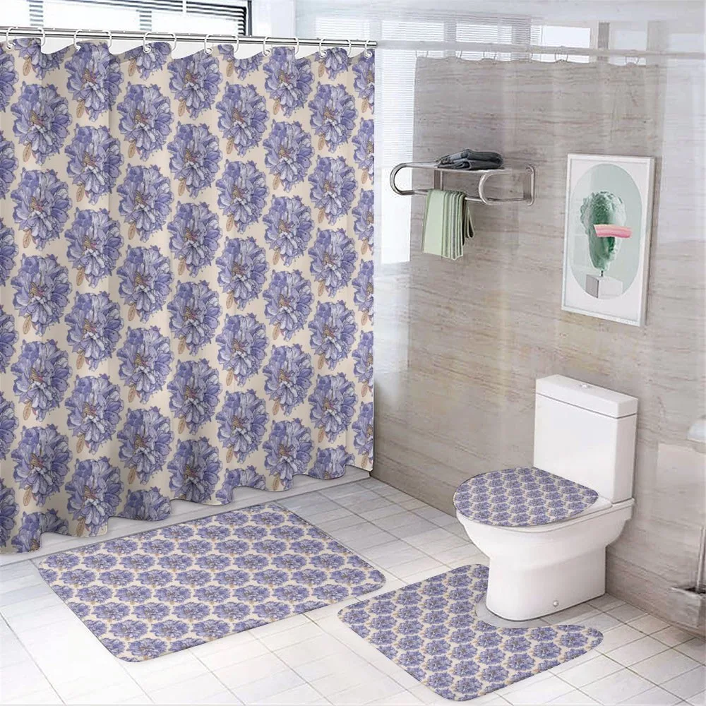 Spring Flower Bunch — 4-Piece Bathroom Set preview