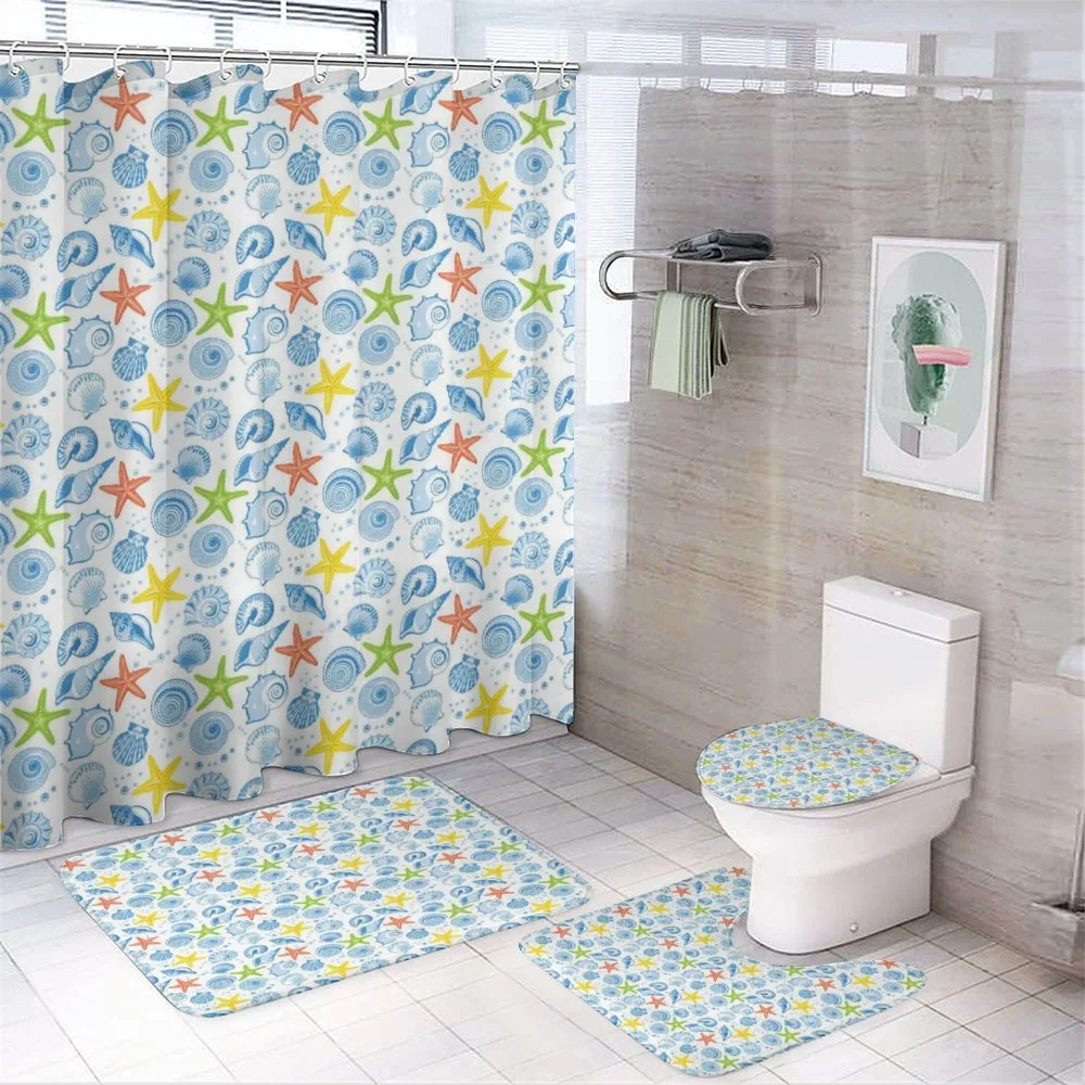 Marine Themed Starfish — 4-Piece Bathroom Set preview
