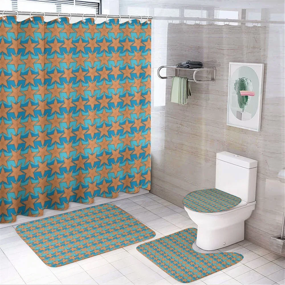 Starfish Aquatic Sea Animals — 4-Piece Bathroom Set preview