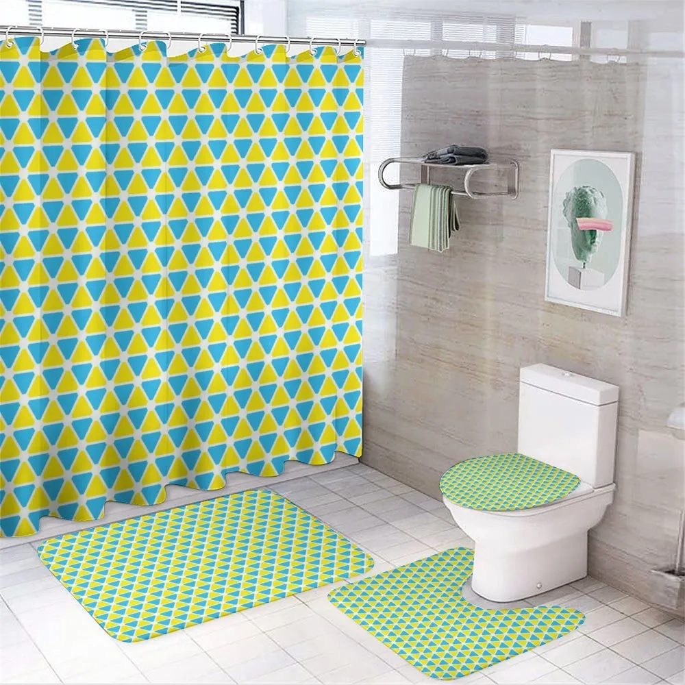 Triangle Forms — 4-Piece Bathroom Set preview
