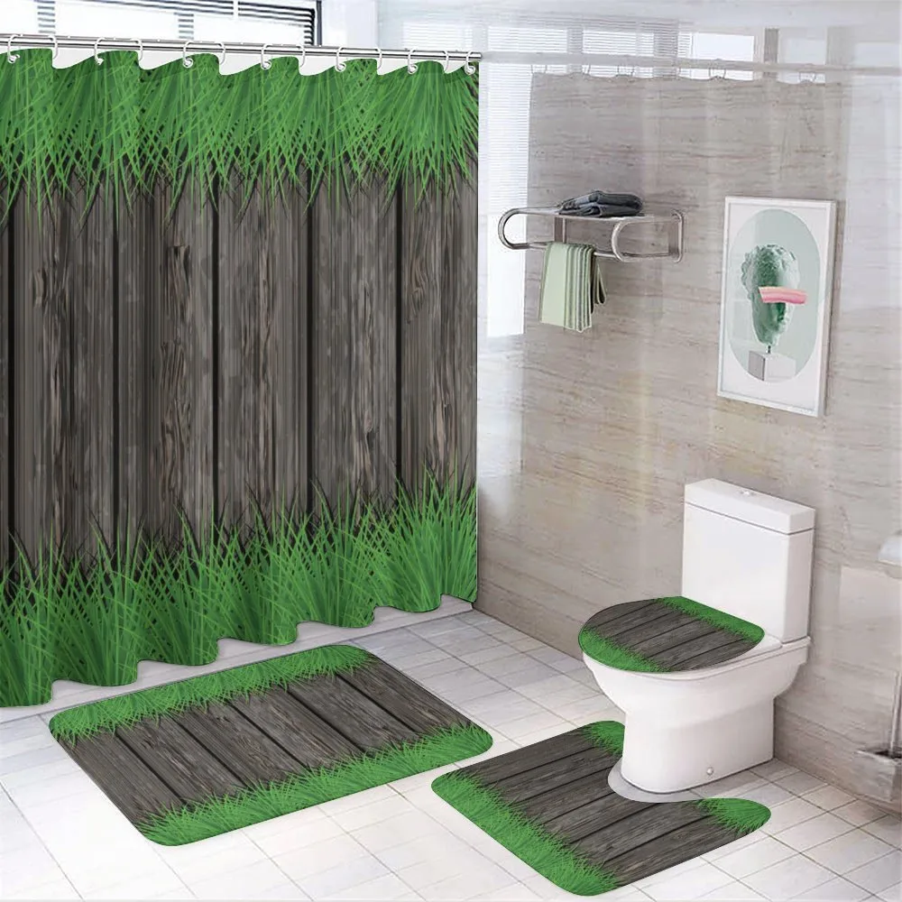 Wooden Planks — 4-Piece Bathroom Set preview