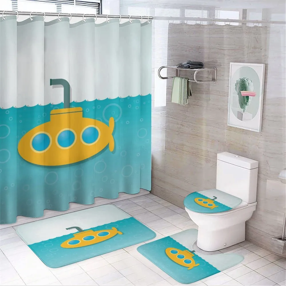Bubbles on Sea — 4-Piece Bathroom Set preview