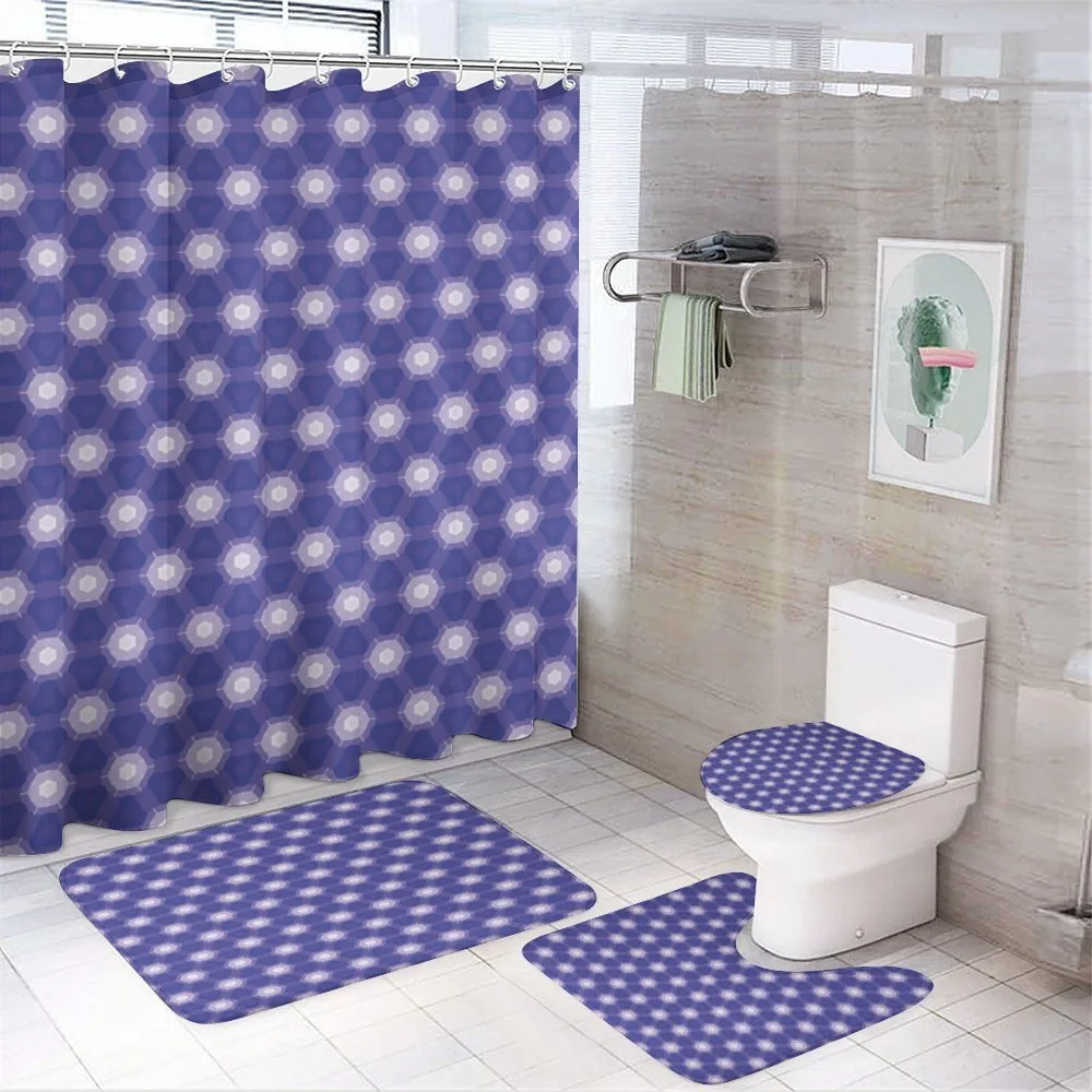 Dreamy Pattern — 4-Piece Bathroom Set preview