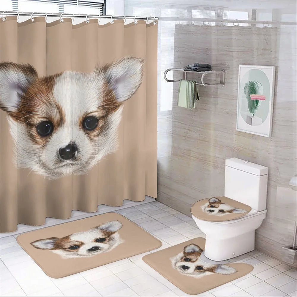 Little Furry Friend — 4-Piece Bathroom Set preview