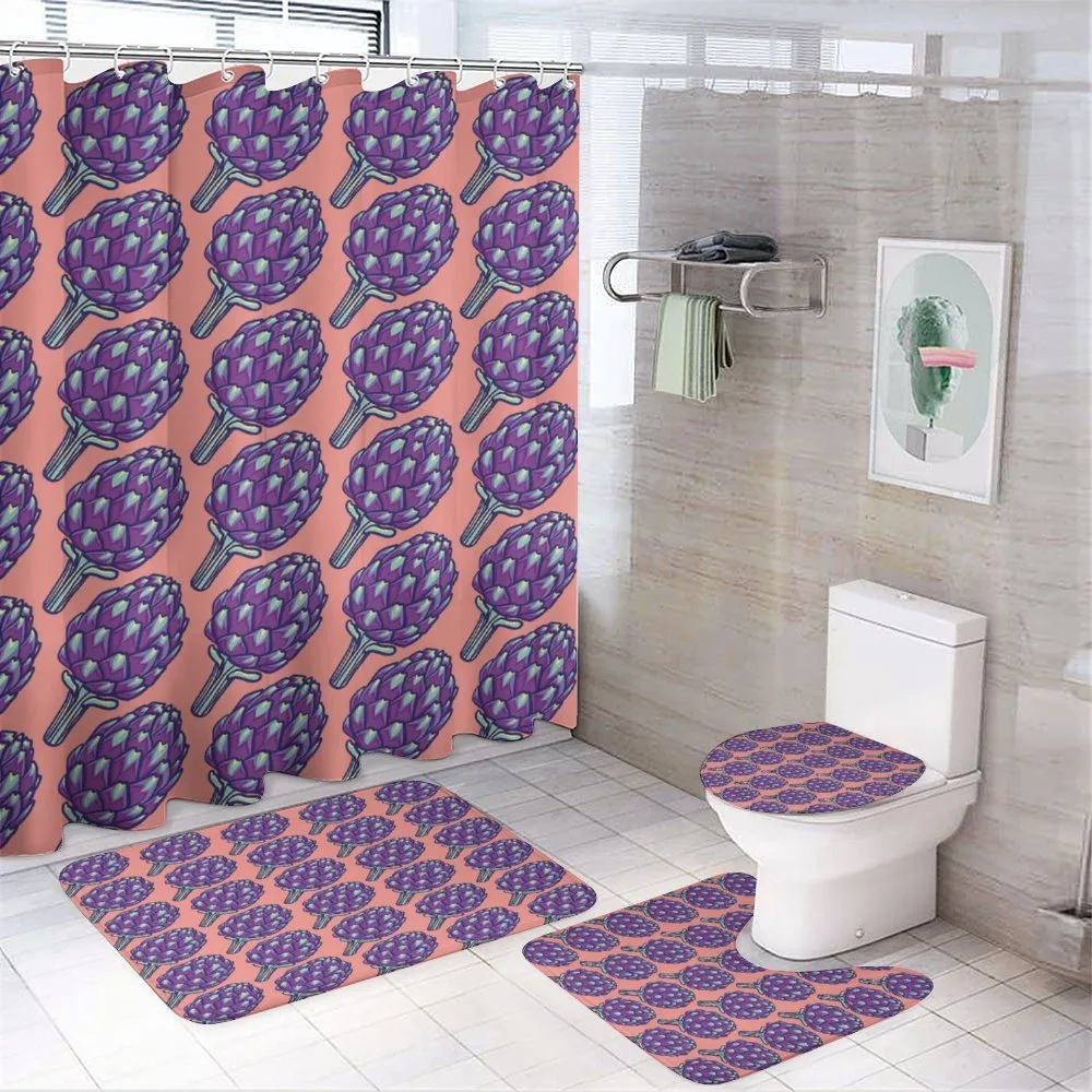 Roman Vegetables — 4-Piece Bathroom Set preview