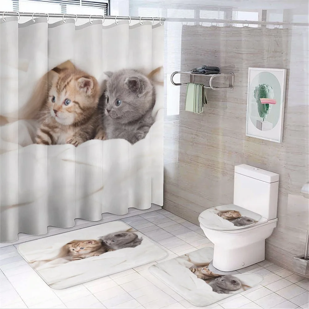 Scottish Fold Kittens — 4-Piece Bathroom Set preview