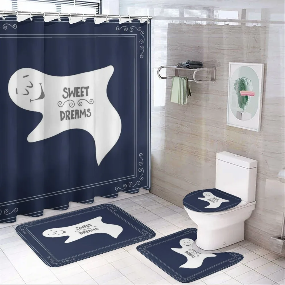 Sleeping Ghost — 4-Piece Bathroom Set preview
