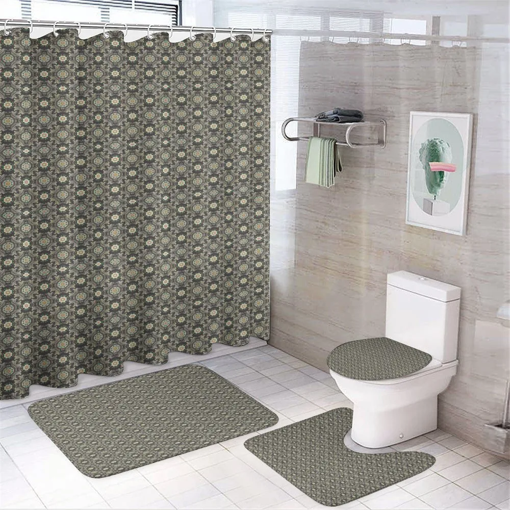 Victorian Dainty Motifs — 4-Piece Bathroom Set preview