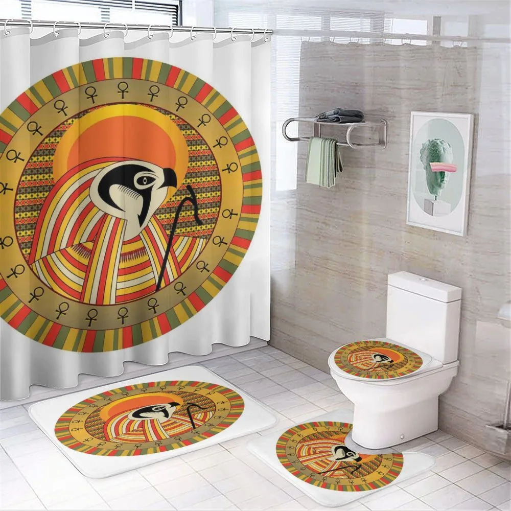 Ancient Sun Figure 4-Piece Bathroom Set product video