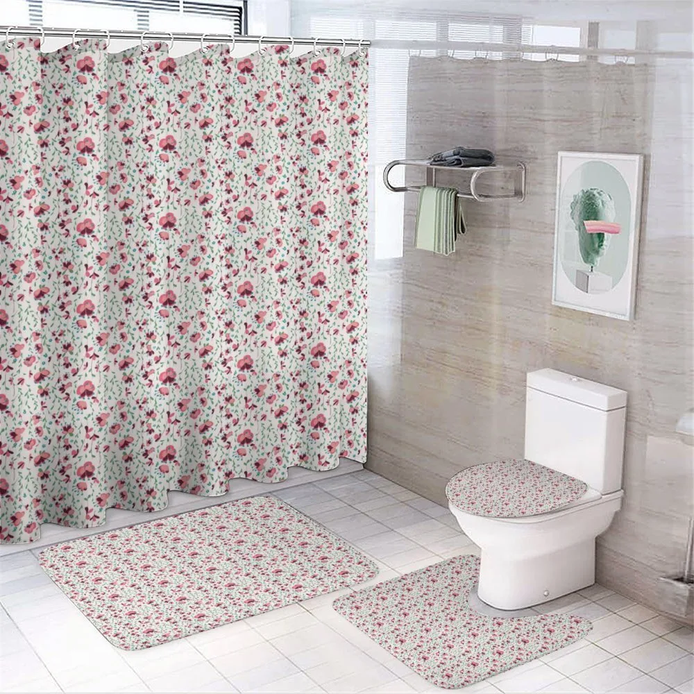 Burgeoning Florets — 4-Piece Bathroom Set preview
