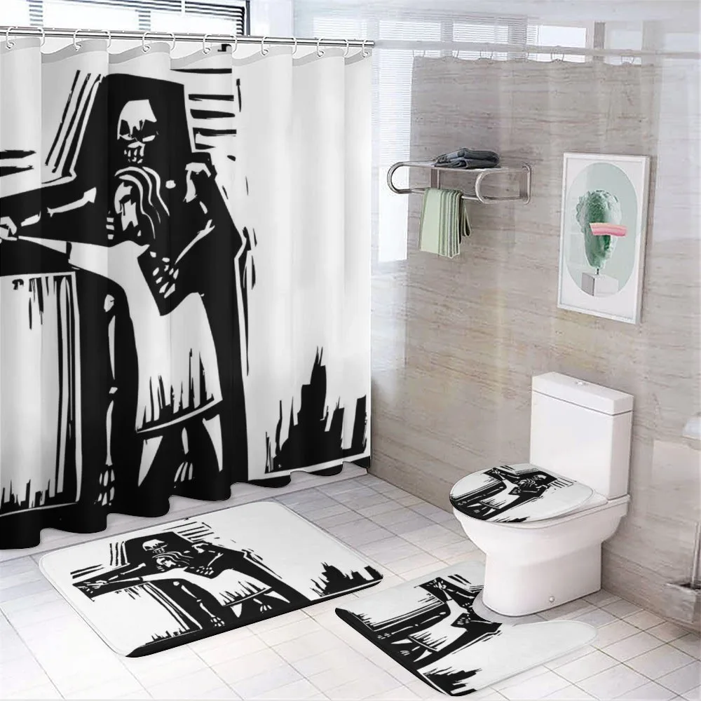 Dancing with Death Shadow — 4-Piece Bathroom Set preview