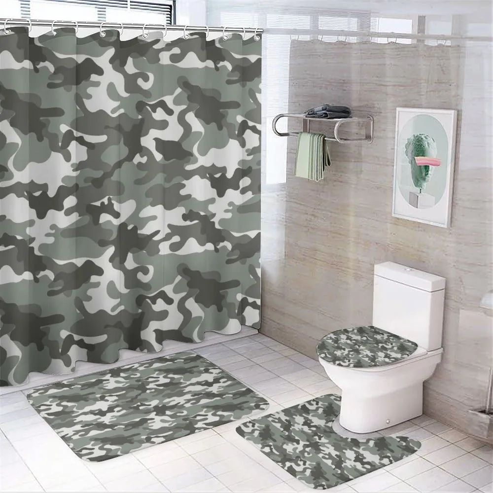 Grey Color Shades — 4-Piece Bathroom Set preview