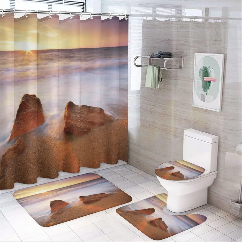 Hawaiian Sea Sky Nature — 4-Piece Bathroom Set preview