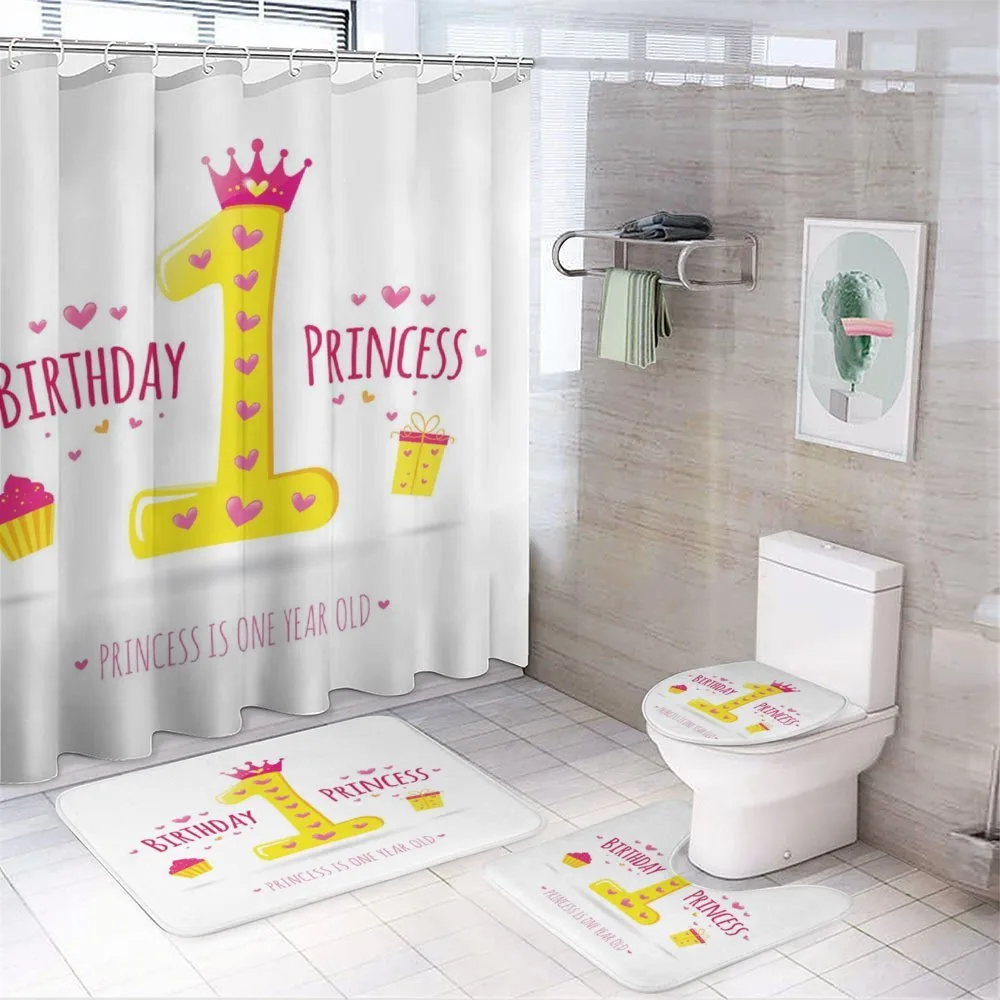 Princess Theme Party — 4-Piece Bathroom Set preview