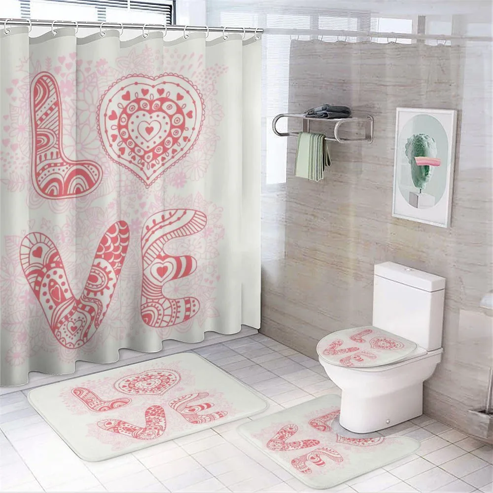 Romantic Letters Concept — 4-Piece Bathroom Set preview