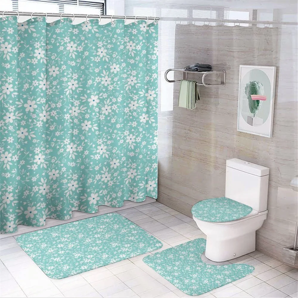 Lily Daisy Field — 4-Piece Bathroom Set preview