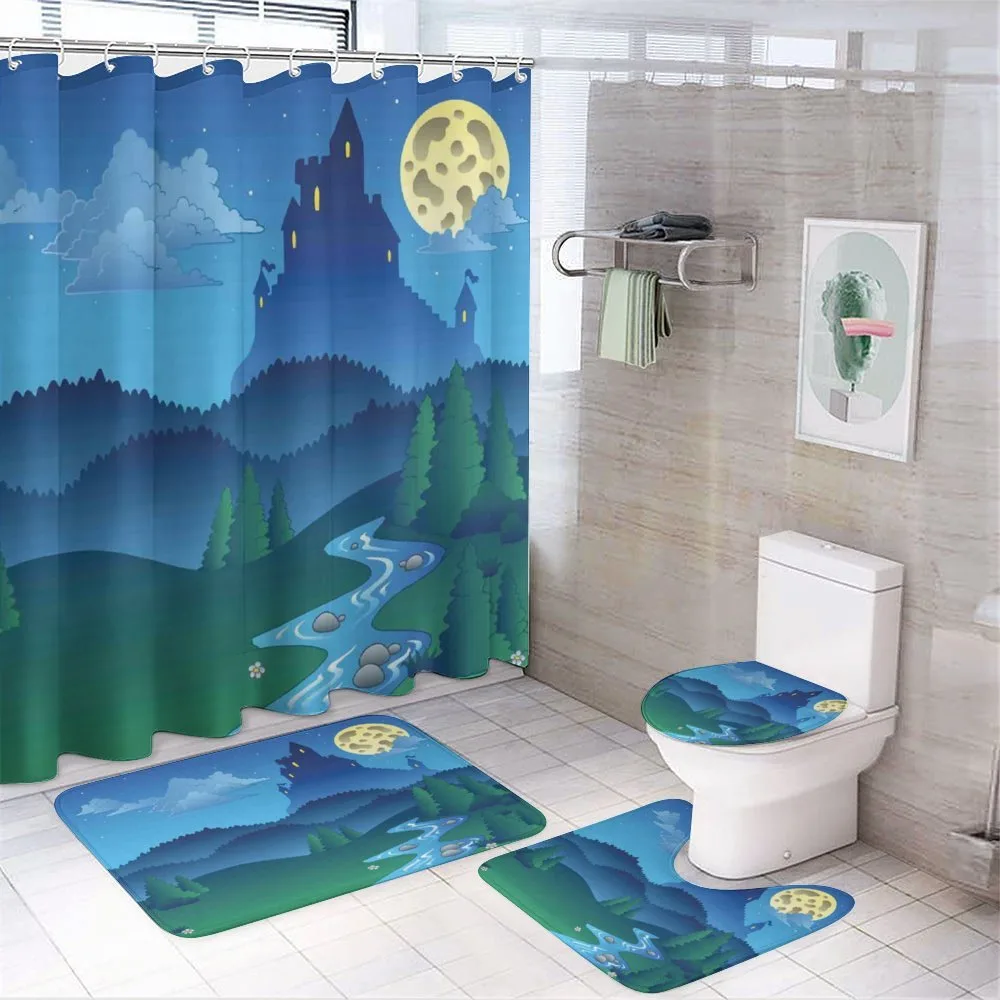 Lonely Castle — 4-Piece Bathroom Set preview