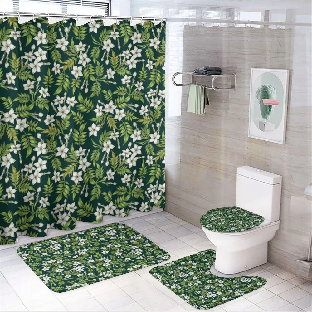Awakening Floral Buds — 4-Piece Bathroom Set preview
