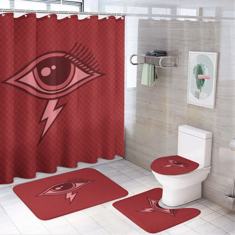 Graphic All Seeing Eye — 4-Piece Bathroom Set preview