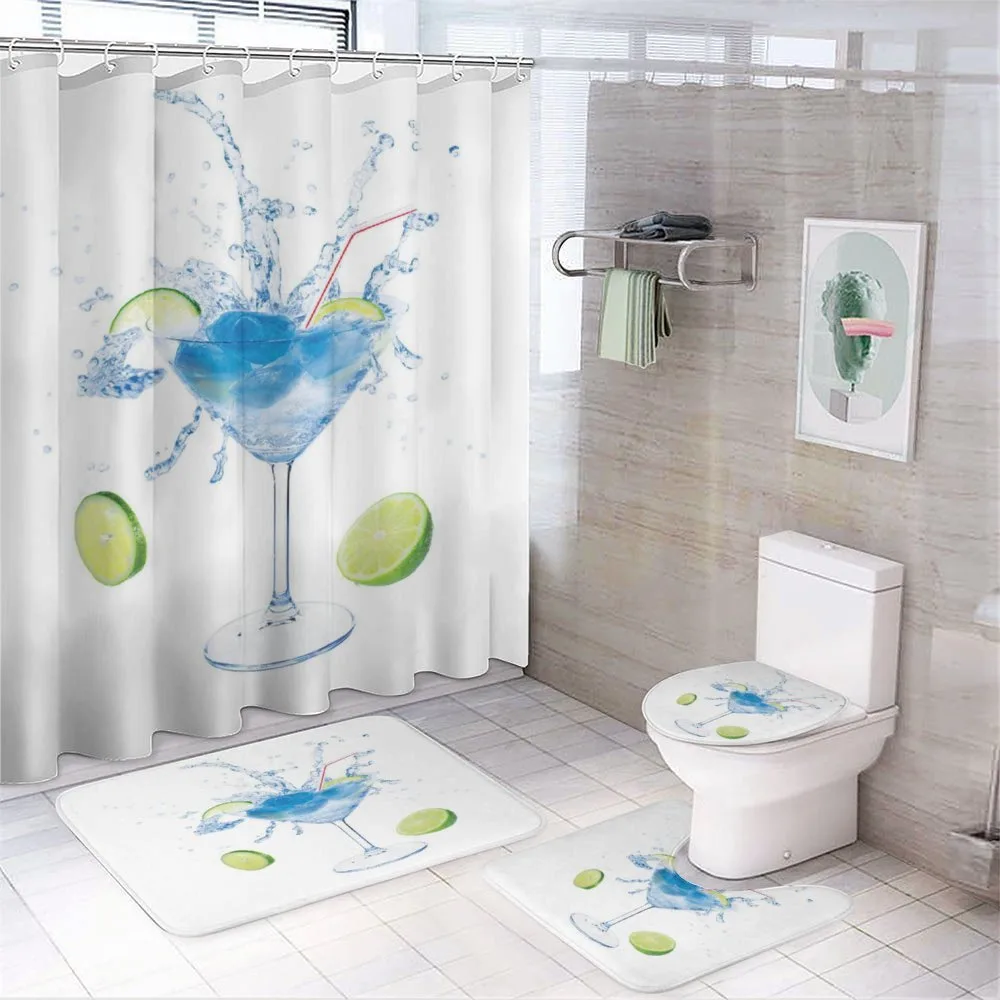 Martini Splashing Lime — 4-Piece Bathroom Set preview