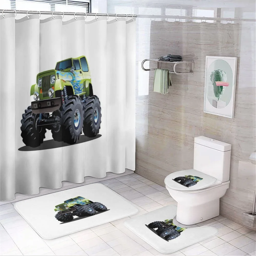 Monster Truck Off Road — 4-Piece Bathroom Set preview