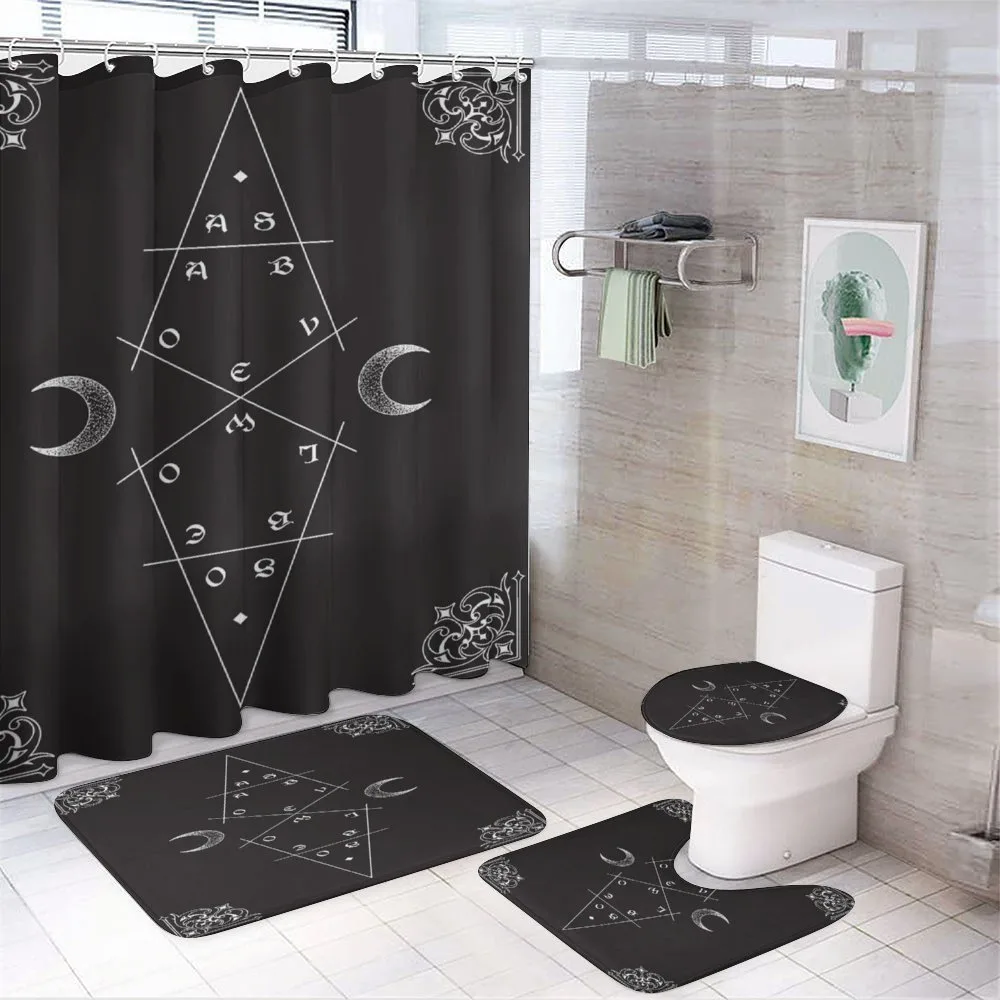Mystical Style Moon — 4-Piece Bathroom Set preview