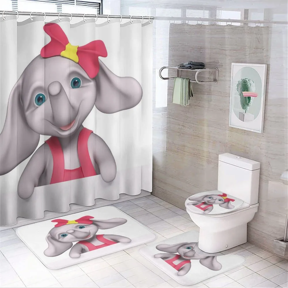 Smiling Girl — 4-Piece Bathroom Set preview
