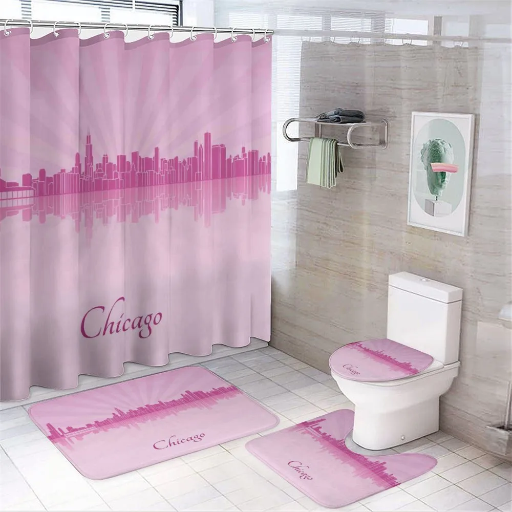 USA Downtown — 4-Piece Bathroom Set preview