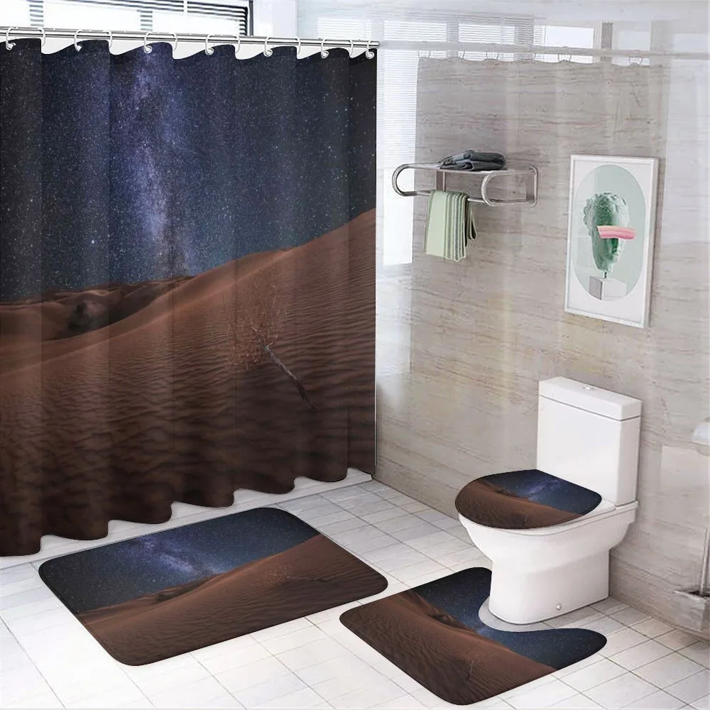 Desert Lunar Life on Mars — 4-Piece Bathroom Set preview