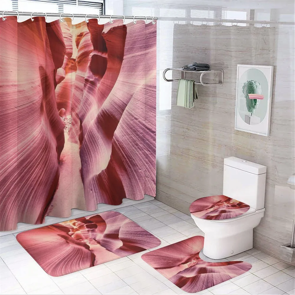 Famous Pink Antelope Canyon — 4-Piece Bathroom Set preview