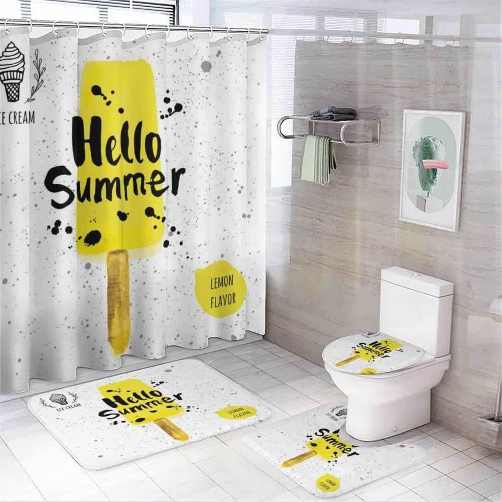 Lemon Flavor — 4-Piece Bathroom Set preview