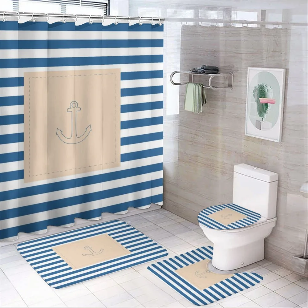 Maritime Anchor — 4-Piece Bathroom Set preview