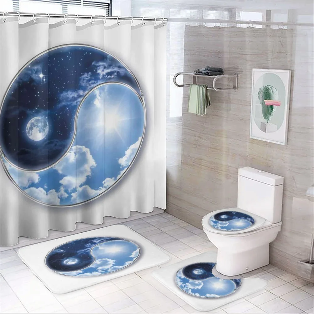 Moon and Sun — 4-Piece Bathroom Set preview