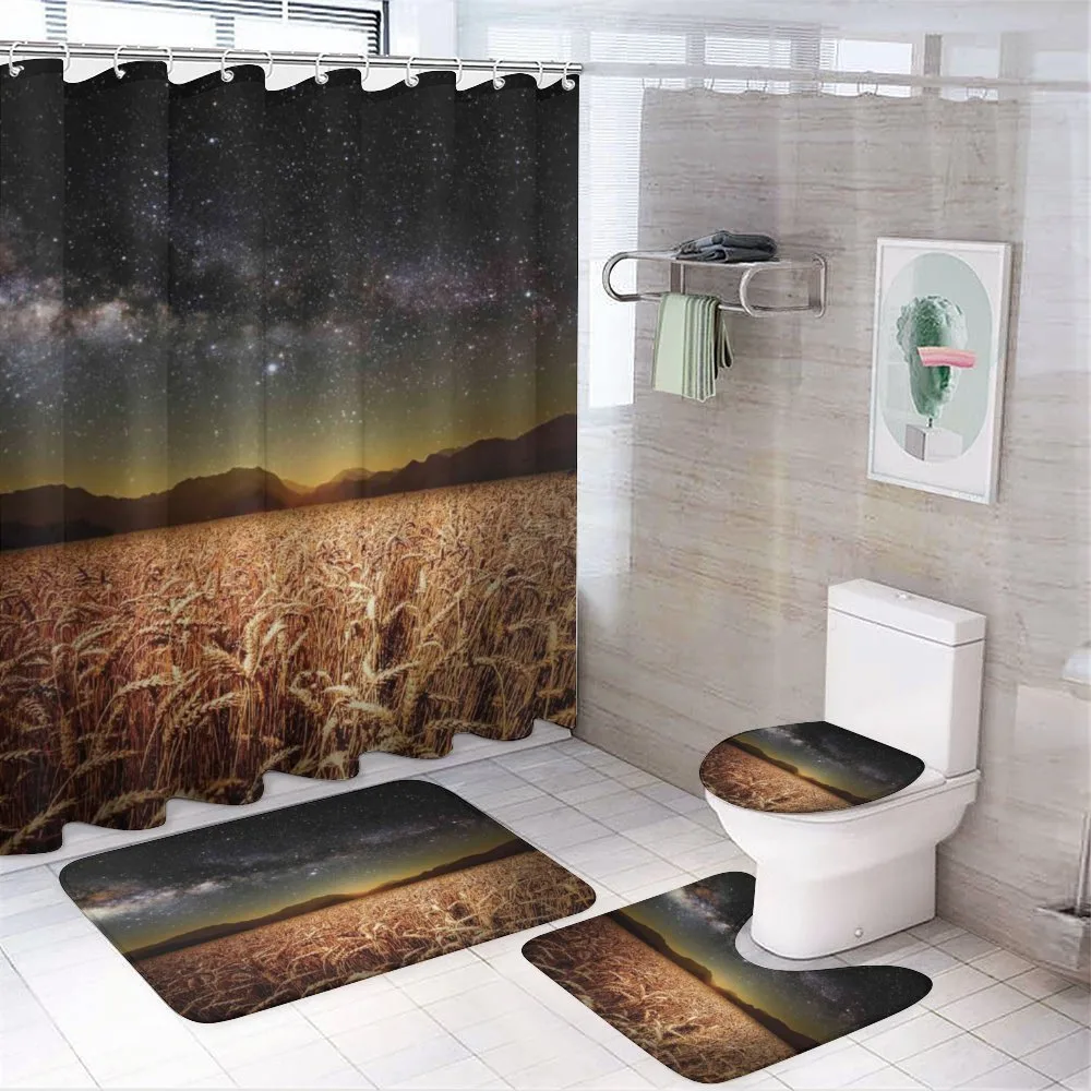 Star Clusters in Twilight — 4-Piece Bathroom Set preview