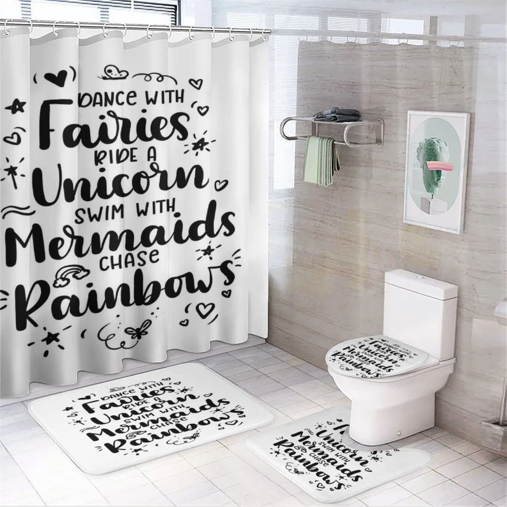 Creatures Phrases — 4-Piece Bathroom Set preview