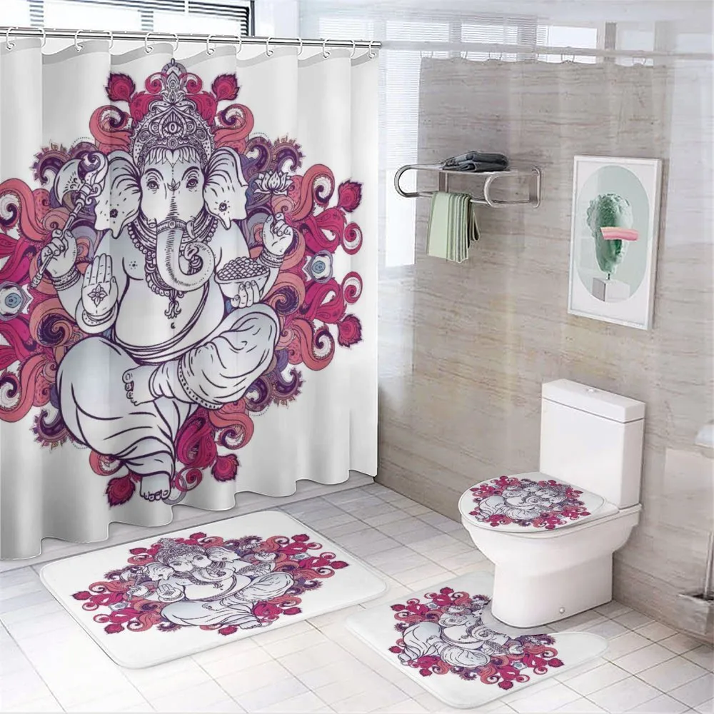 Elephant Eastern Style — 4-Piece Bathroom Set preview