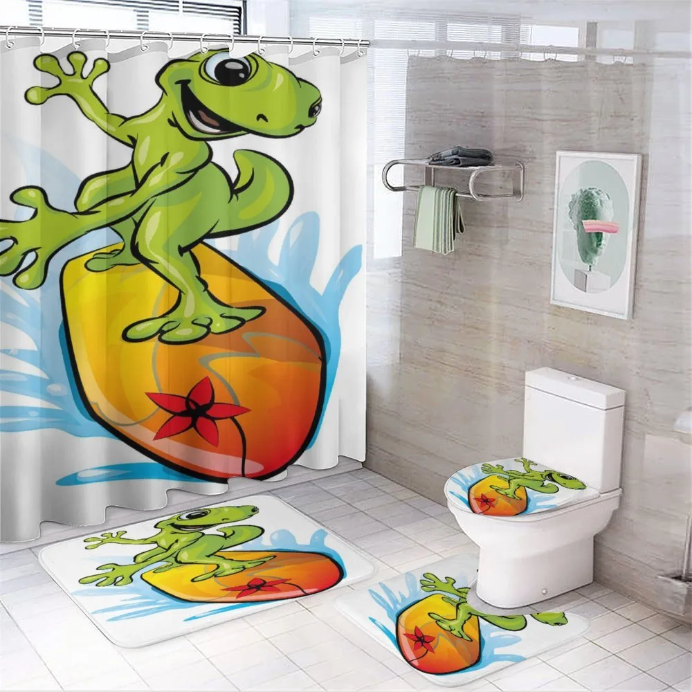 Gecko Surf — 4-Piece Bathroom Set preview