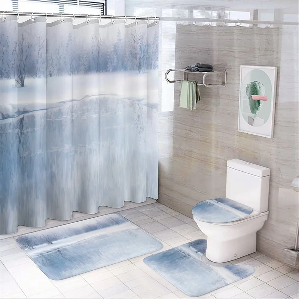 Icy River Cold Weather — 4-Piece Bathroom Set preview
