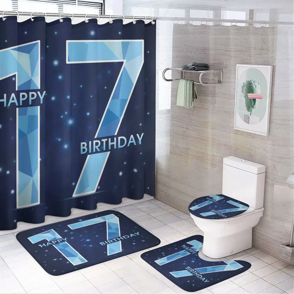 Space Stars Theme — 4-Piece Bathroom Set preview