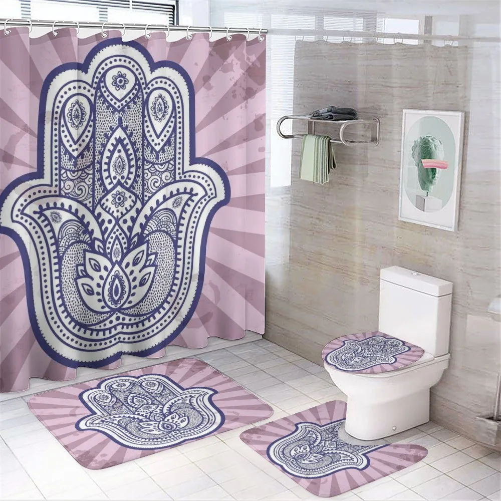 Turkish Paisleys Boho — 4-Piece Bathroom Set preview