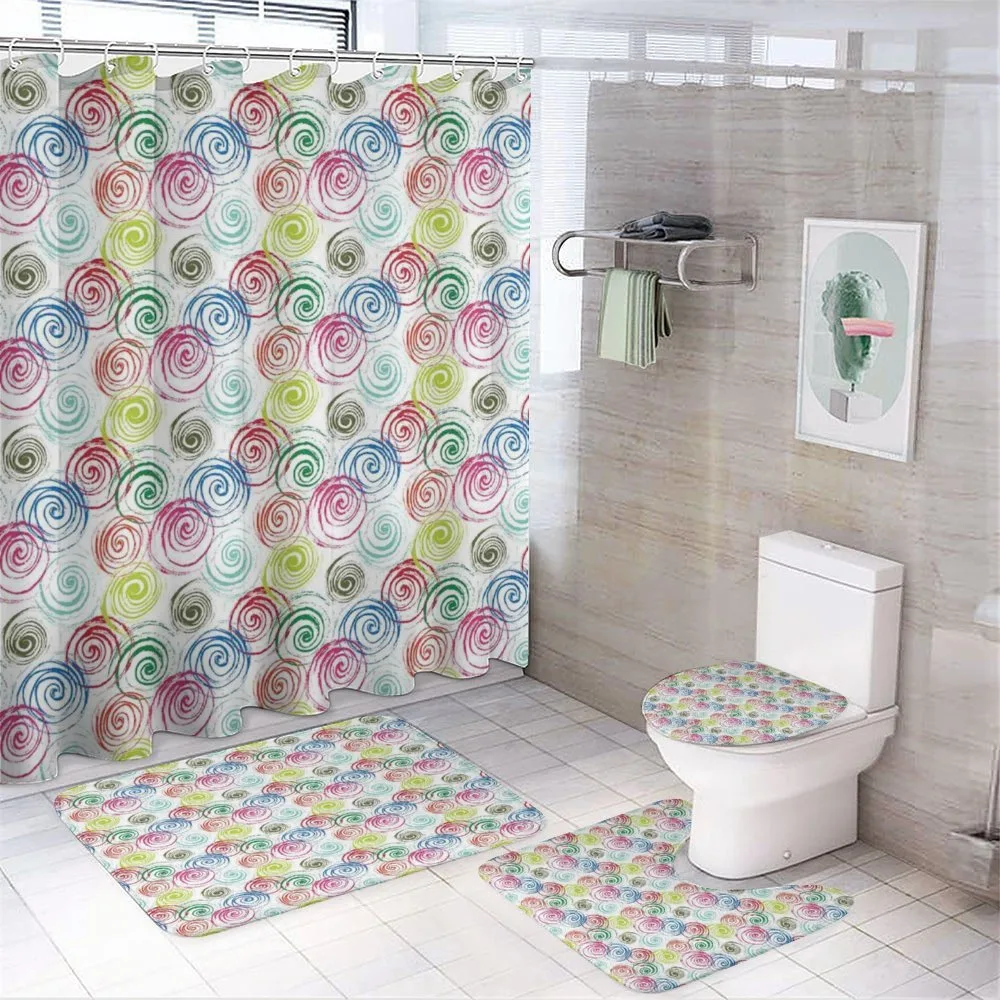 Colorful Contemporary — 4-Piece Bathroom Set preview
