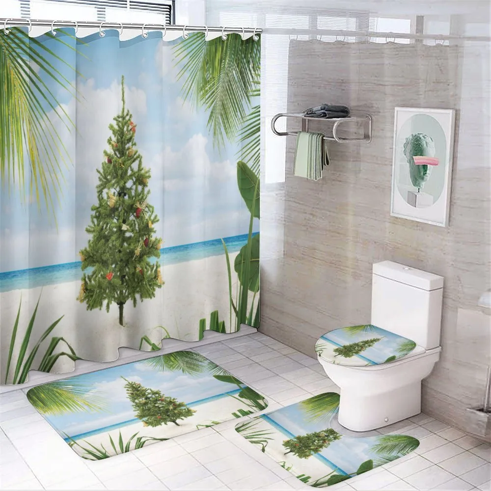 Holiday Party Tree — 4-Piece Bathroom Set preview