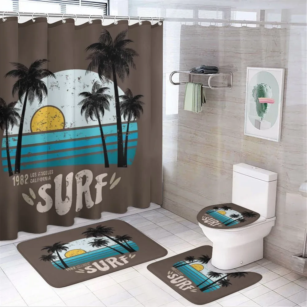 Los Angeles Beach Grunge — 4-Piece Bathroom Set preview