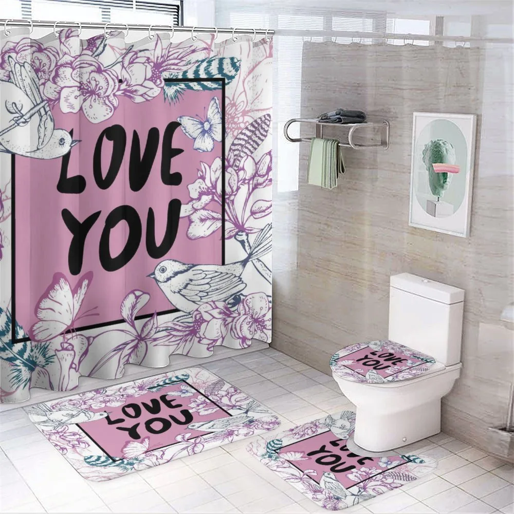 Vintage Floral Nature — 4-Piece Bathroom Set preview